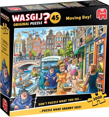 Produktbild von JUMBO Puzzle WASGIJ 45: Moving 1000 dl