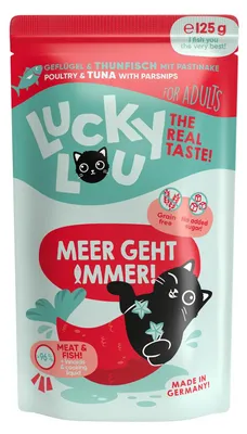 Produktbild von Lucky Lou Lifestage Adult Geflügel & Thunfisch 16x 125 g