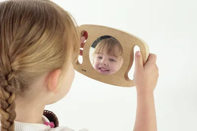 Produktbild von Happy Kidz Weicher Handspiegel - klein 21404091075