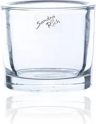 Produktbild von 12er Set Teelichthalter CYLI HEAVY H. 8cm D. 9cm rund transparent Sandra Rich