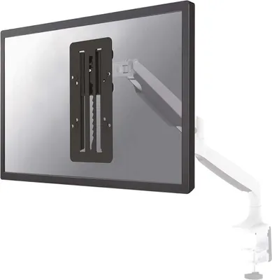 Produktbild von Neomounts FPMA-LIFT100BLACK Höhenverstellbarer VESA-Adapter - universal, Schwarz, Stahl, 8 kg, Tisch/Bank, 100 x 100,75 x 75 mm, 68,6 cm (27")