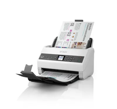 Zdjęcie produktu dla Epson WorkForce DS-730N, 215,9 x 6096 mm, 600 x 600 DPI, 30 bit, 24 bit, 10 bit, 8 bit