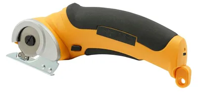 Immagine prodotto di Cesoie elettriche per tessuti - Taglierina a batteria - Batteria da 4,2 V - Motore brushless - 300 giri/min - 40 min di autonomia - Lama SK5 - Viola