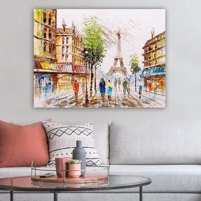 Produktbild von Wallity, 644686126_70100- HPE2658, Bunt, Leinwandbilder, 70 x 100 cm, 100% Leinwand