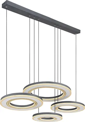 Produktbild von Globo Lighting Hängeleuchte Metall schwarz, LED