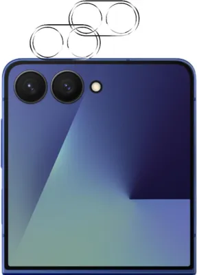 Produktbild von Kameraschutz für Samsung Galaxy Z FLIP 7 [2 Stück] Kamera Schutzfolie Durchsichtiges gehärtetes Glas Folie Rückseite Linse Kratzschutzfolie Linsenschutz Phonillico®