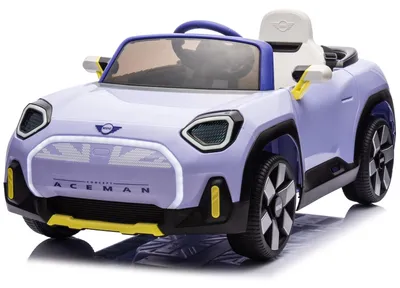 Produktbild von Mini Aceman - Kinder Elektroauto - 12V - mit Fernbedienung - Lila