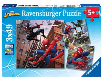Zdjęcie produktu dla Ravensburger Spider-Man, 49 szt., Komiksy, 5 lat(a)