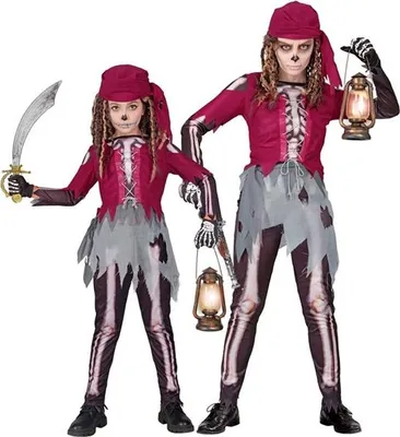 Produktbild von Piratenskelett Kinderkostüm Classic