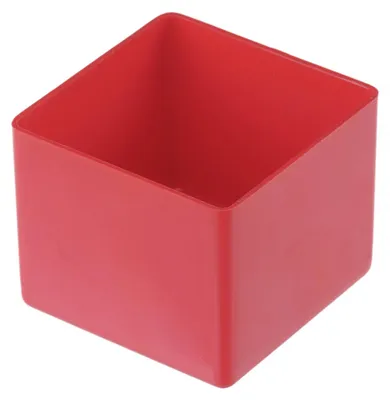 Immagine prodotto di Scatola per inserti PS, L/A: 54/54/45 mm, rosso, 10 pezzi