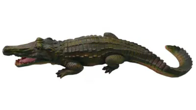 Produktbild von Design Krokodil Figur Statue Skulptur Figuren Skulpturen Garten Dekoration Deko