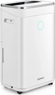 Produktbild von COSTWAY 3in1 Luftentfeuchter 25L/Tag bis 30㎡, Entfeuchter inkl. 6,5L Wassertank, automatisch Entleerung, 24H Timer, Überlaufschutz, 42dB, Dehumidifier