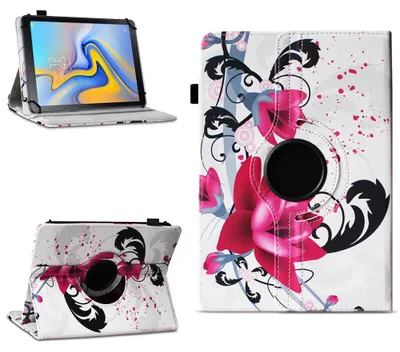 Produktbild von Tablet Hülle für Samsung Galaxy Tab A 10.5 2018 Tasche Schutzhülle 360° DrehbarFarben:Motiv 7