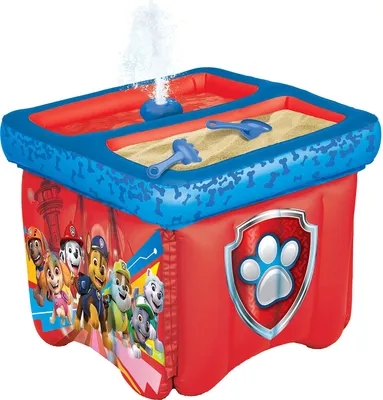Produktbild von Spin Master 603841 - Paw Patrol - aufblasbarer Sand- & Wasserspieltisch