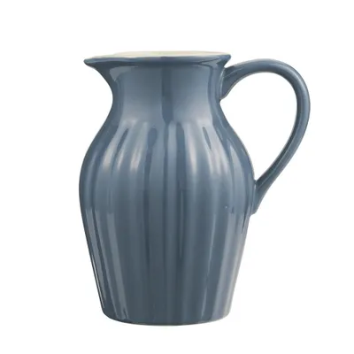 Produktbild von IB Laursen MYNTE Kanne 1,7 Liter BLAU Keramik Geschirr CORNFLOWER Karaffe Krug