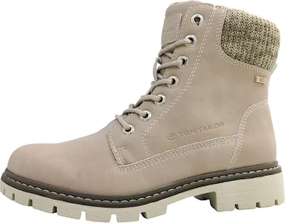 Productafbeelding van Tom Tailor  Damenschuhe Schnürstiefel Weiß Freizeit