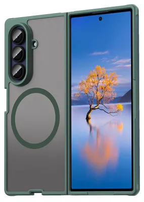 Obrázok produktu pre Techsuit - HaloFrost II MagSafe ochranný kryt pre Samsung Galaxy Z Fold7 - zelený
