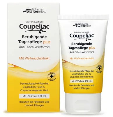 Produktbild von HAUT IN BALANCE Coupeliac Beruh.Tagespfl.+Anti-Fa. 50ml PZN 07223513