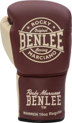 Image de Gants de boxe en cuir WARREN Wine 08 oz R BENLEE