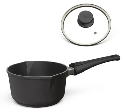 Produktbild von Hoffmann Milchtopf Ø 18 cm Aluguss Antihaft mit Deckel