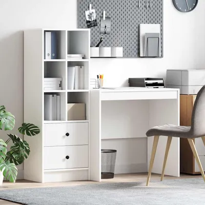 Immagine prodotto di Maison Exclusive - Scrivania con cassetto 2 pcs Bianco