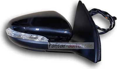 Produktbild von Außenspiegel Spiegel rechts elektrisch für VW GOLF VI 5K 2008 - schwarz LC9Z
