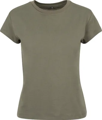 Produktbild von Build Your Brand BY052 | Damen Box Tee - Farbe: Olive - Größe: XS