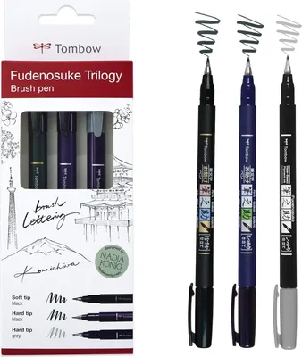 Image de Tombow WS-BHS-3PFudenosuke Trilogy