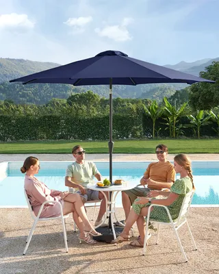 Produktbild von SONGMICS Sonnenschirm Ø300 cm UPF 50+ beidseitig um 30° knickbar