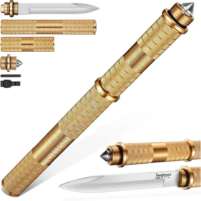 Zdjęcie produktu dla Nóż survivalowy Outdoor Messer 5 w 1 z gwizdkiem i narzędziem do rozbijania szyb, stal D2, stała głownia, idealny do campingów i wędrówek