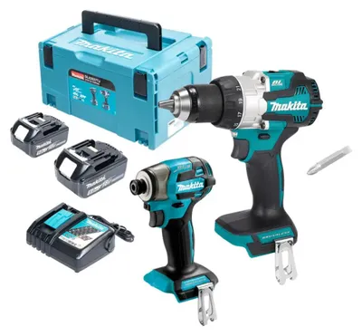 Zdjęcie produktu dla Makita Kombo-Kit LXT DTD173 - DDF489 - Ladegerät - 2 x 5.0 Ah Akku - Koffer