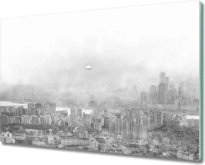Produktbild von Glas-Herdabdeckplatte Glaskeramikkochfeld-Abdeckung Spritzschutz - 80x52 cm - Ölbilder Landschaft