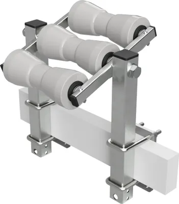 Image de Bascule à rouleau de quille bascule de mise à l'eau aide à la mise à l'eau remorque pour bateau aide au chargement polyuréthane SUPROD RKKEZ-T-3-TPU, gris