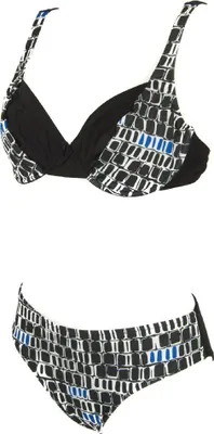 Immagine prodotto di Costume bikini due pezzi donna con ferretto baschina RAGNO articolo 70454B, Fra 105C - Eur 90C - Ita 6C - Uk 40C - Usa 40C, Poliestere 88%,Spandex 12%