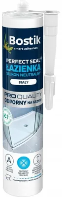 Produktbild von Neutrales Sanitärsilikon Weiß 280 ml, schimmelresistent, für Bad & Küche, Kartusche