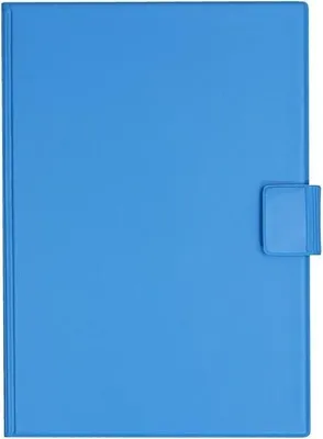 Imagen del producto de Cuaderno Biurfol A5 con cierre de velcro, color azul claro