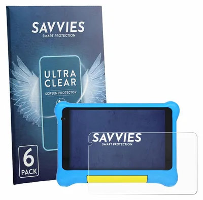 Produktbild von 6x Für Vekoy TK707 7" Schutzfolie Savvies Displayschutz Display Schutz Folie Klar Transparent