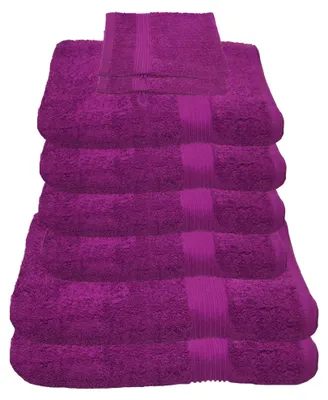 Produktbild von Julie Julsen Handtuch Set Lila,Set:8 tlg. 2 Bade- 4 Handtücher + gratis 2 Waschhand..