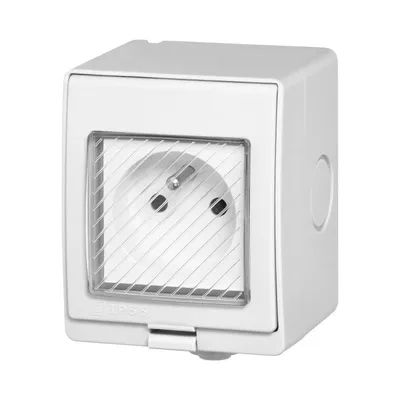 Obrázek produktu pro Chytrá zásuvka s TUYA ORNO OR-SH-17405 Smart Home, IP55, na omítku
