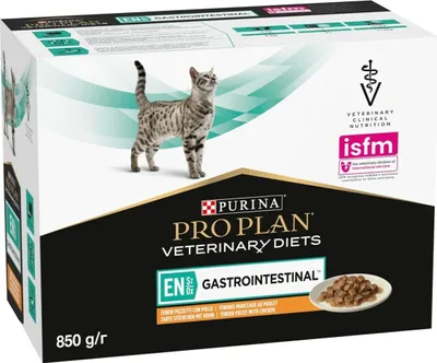 Produktbild von Futter für Gato Purina Pro Plan Veterinärdiät Huhn 10 x 85 g