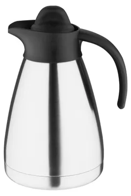 Produktbild von Edelstahl-Vakuumkanne 1 Liter für warme Getränke