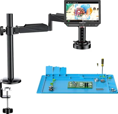 Produktbild von TOMLOV Digitalmikroskop, 2000-fache Vergrößerung, Autofokus-System, 4K UHD Klarheit