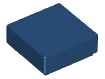 Produktbild von Lego® 1x1 Fliesen 3070 - 100 Stück Dunkelblau
