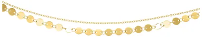 Produktbild von Wildcat Fußkette - Multilayer Dangling Fußkettchen - Gold - Chirurgenstahl 316L - wasserfest, langlebig, hautverträglich, Gold