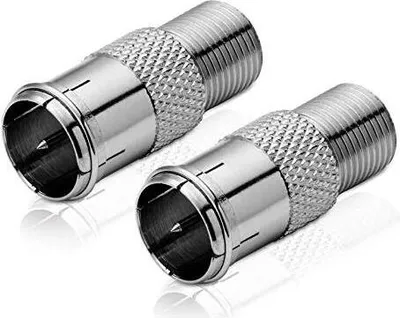 Produktbild von Adapter F-Quick-Stecker / F-Buchse (2 Stück)