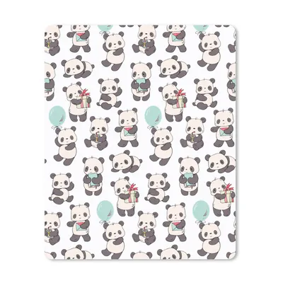Produktbild von MuchoWow® Mauspad Mousepad Geschenk - Panda - Muster 30x40 cm - Mousepads - Maus Mat - Pad - Mausunterlage - Mausmatten