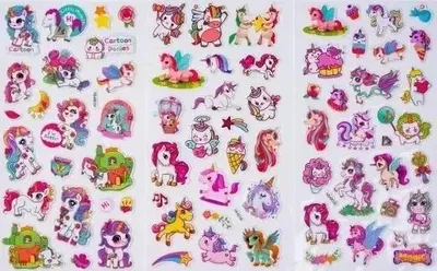Immagine prodotto di Adesivi in plastica (6 pezzi) - Fandy