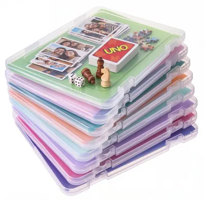 Productafbeelding van Omgoods - A4 Doorzichtige Opbergdoos voor Documenten, 31.5 x 21.8 cm
