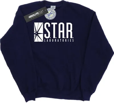 Image de DC Comics - "STAR Labs" Sweat-shirt pour homme BI2352 (L) (Bleu marine)