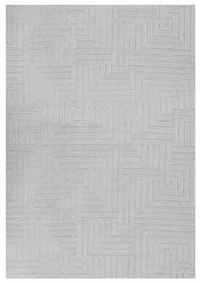 Zdjęcie produktu dla BELIANI Dywan szary żakard 160 x 230 cm krótkie włosie prostokątny nowoczesny do salonu